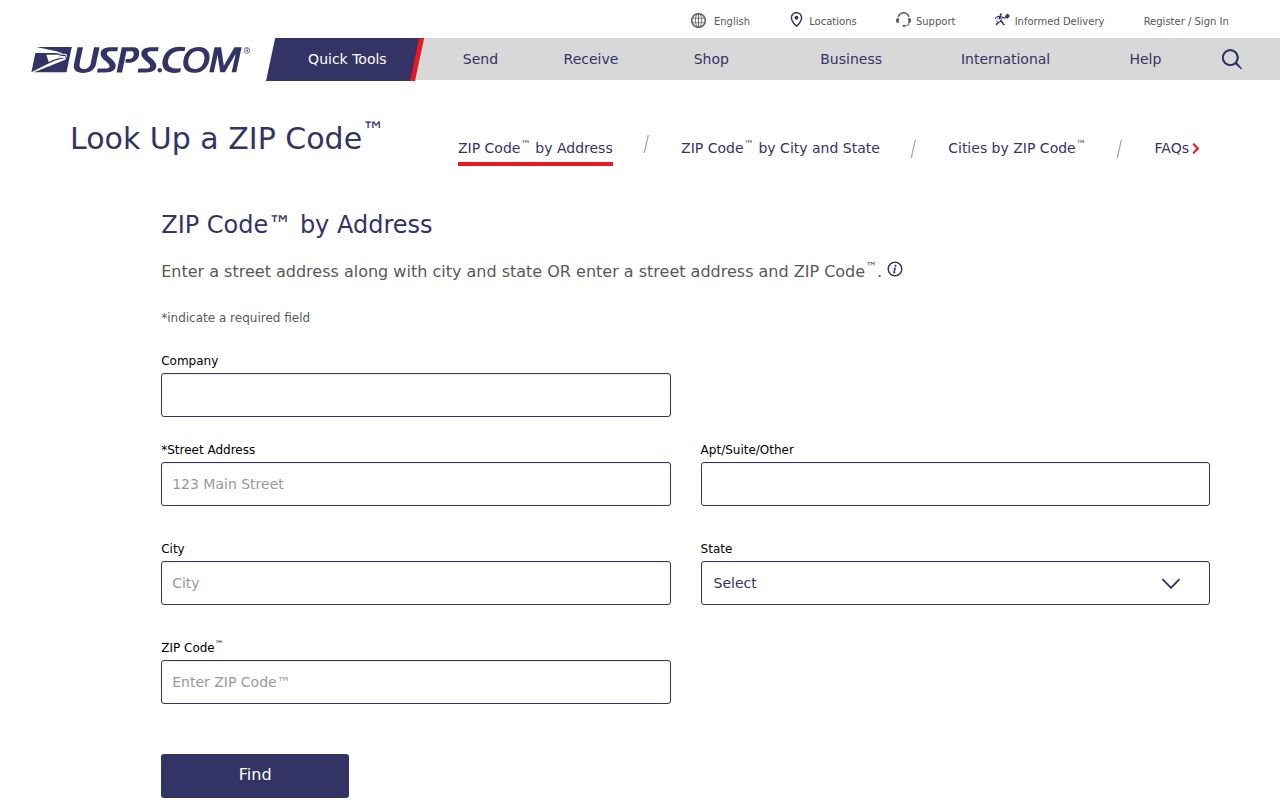 Long Beach ZIP code directory USPS address lookup